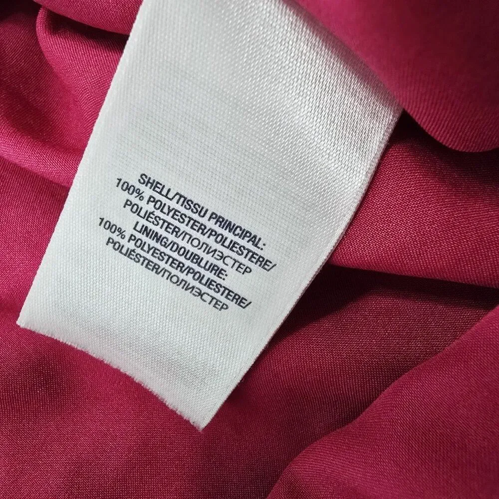 Ralph Lauren - XL/16‎ Girls Fuchsia Paisley Elastic Back Fully Lined Skirt EUC